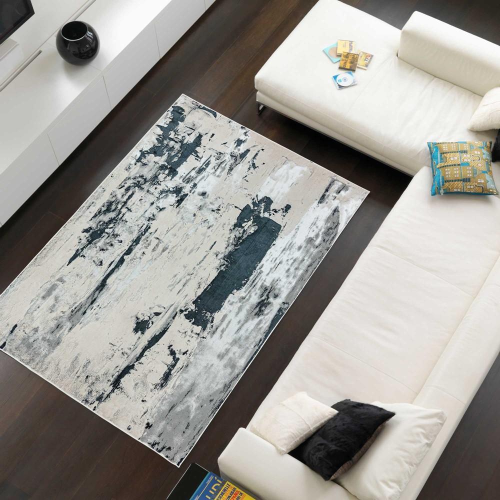 Monochrome Glacier Rug