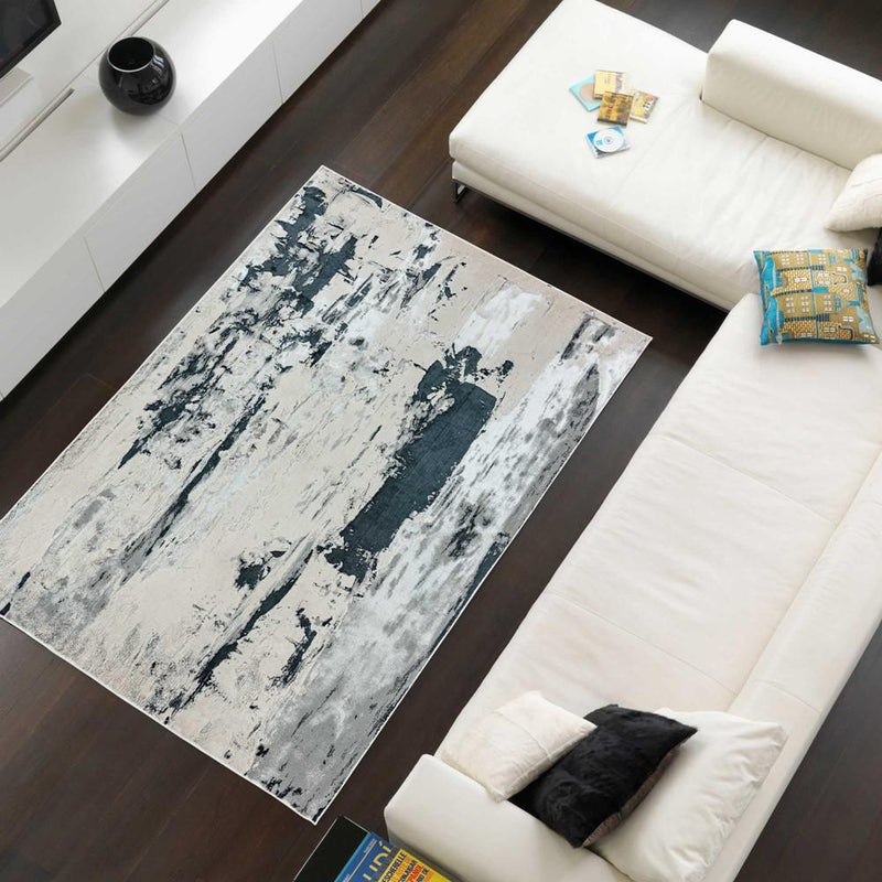 Monochrome Glacier Rug