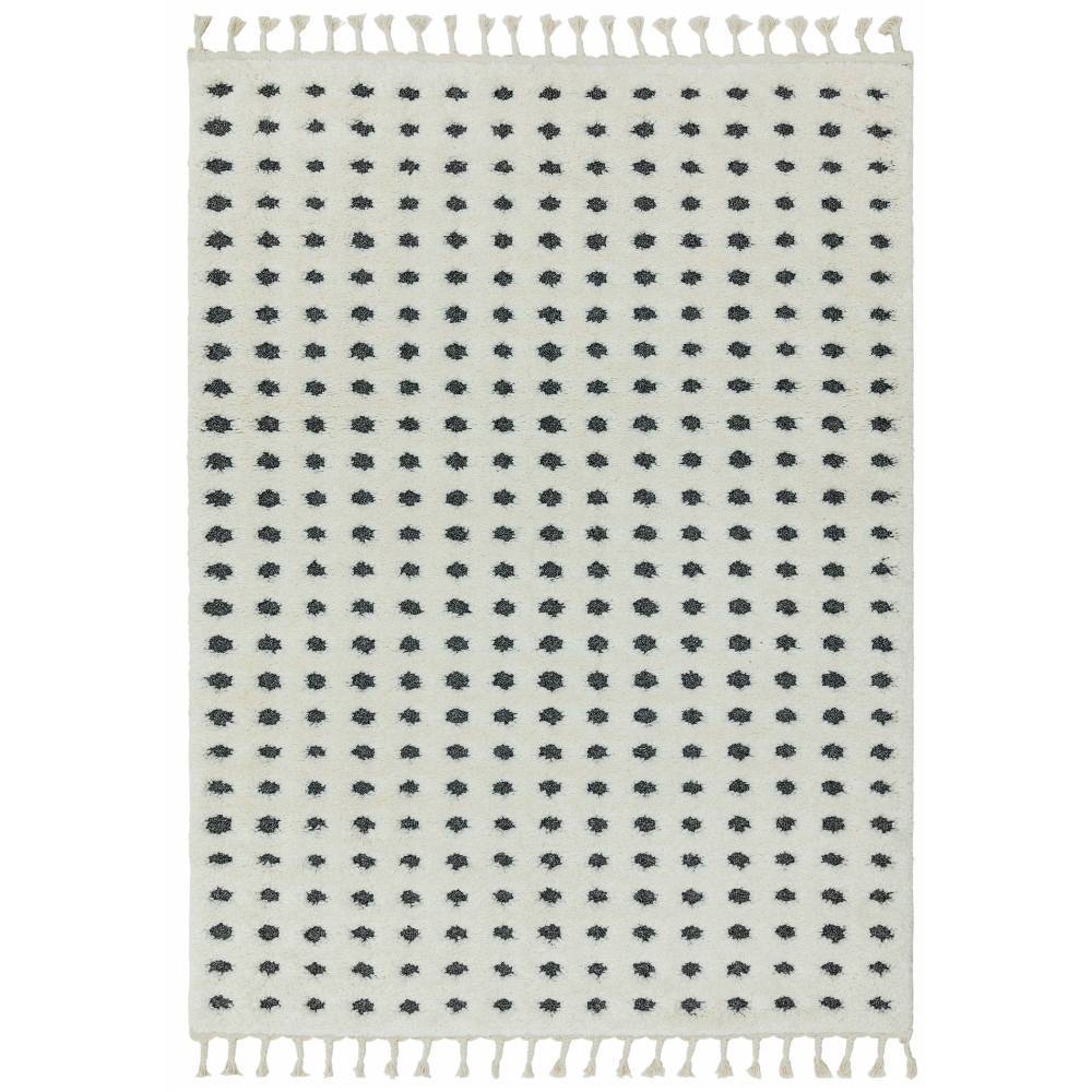 Moroccan Style Deep Pile Rug - Dotty Grey – Lime Lace