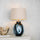 Morten Blue Table Lamp - RV Astley