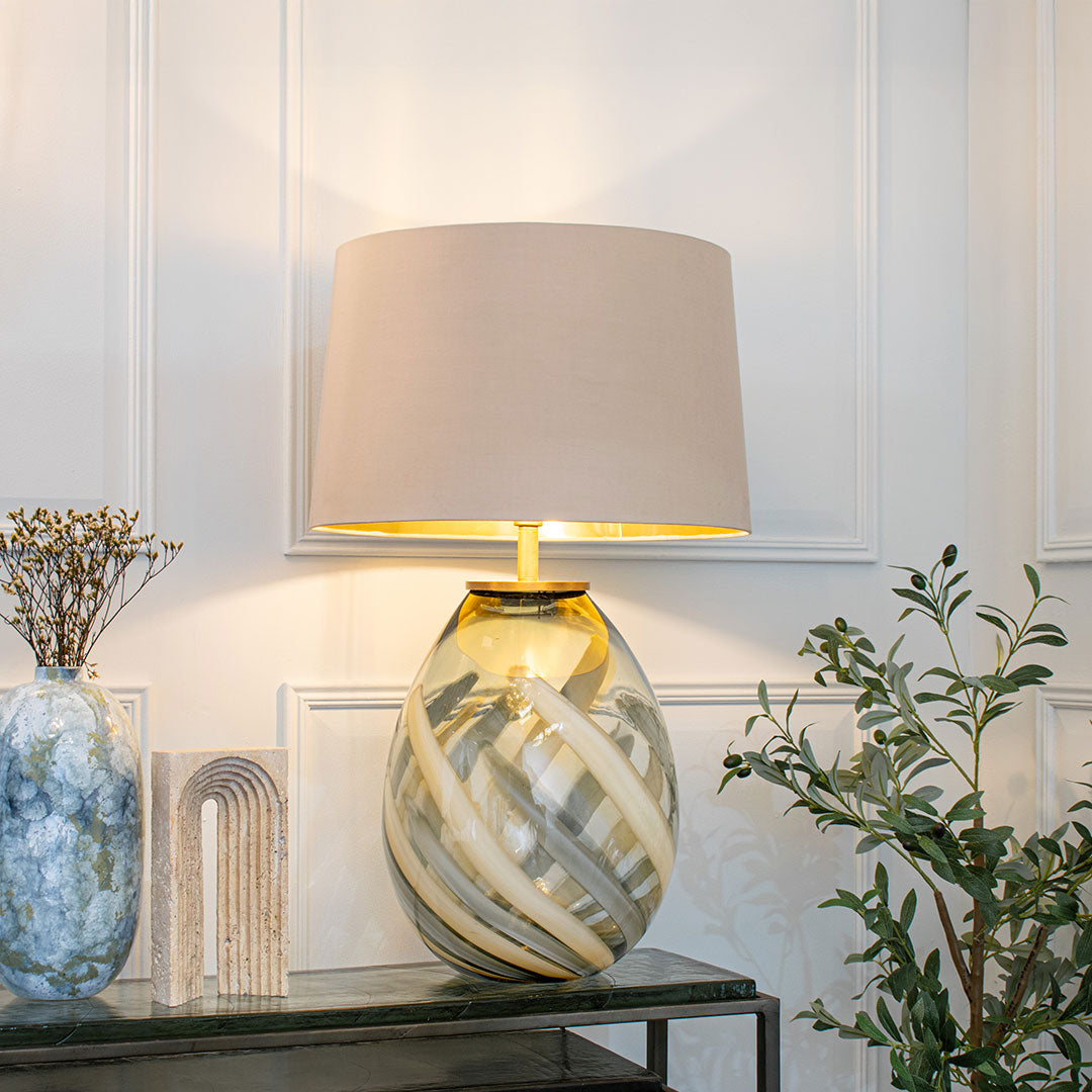 Morten Grey Table Lamp - RV Astley