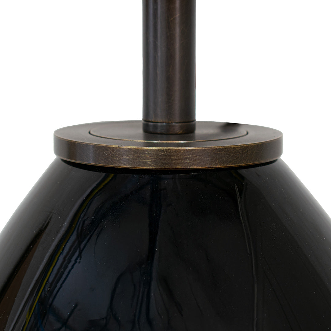 Morten Small Amber Table Lamp - RV Astley