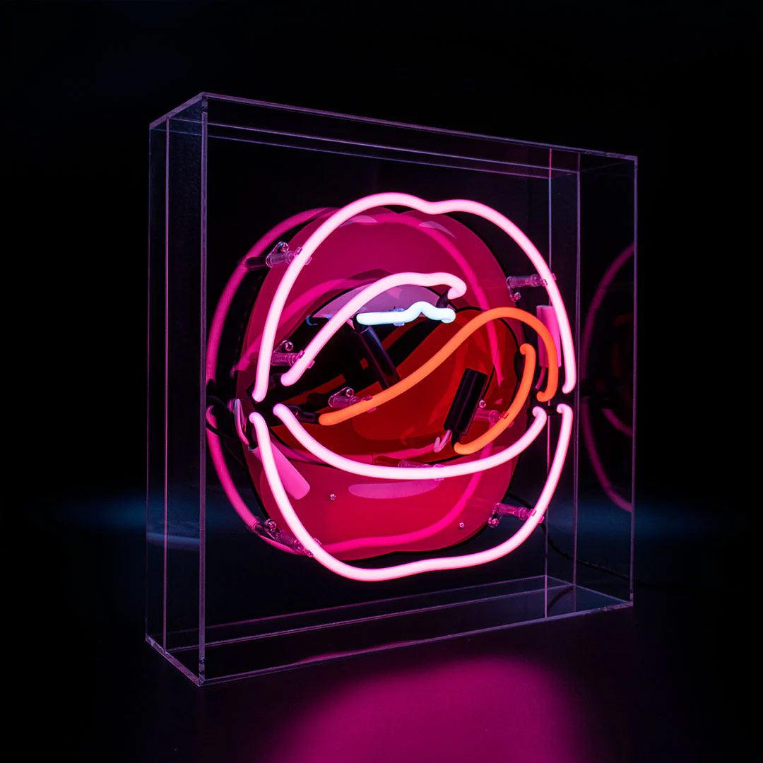 Mouth Neon Acrylic Box Light