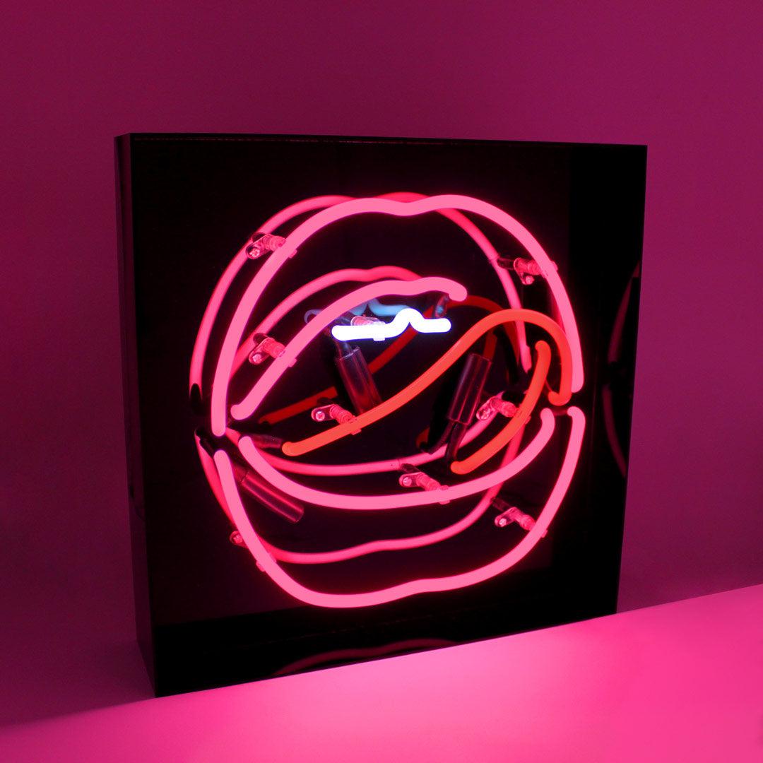 Mouth Neon Acrylic Box Light