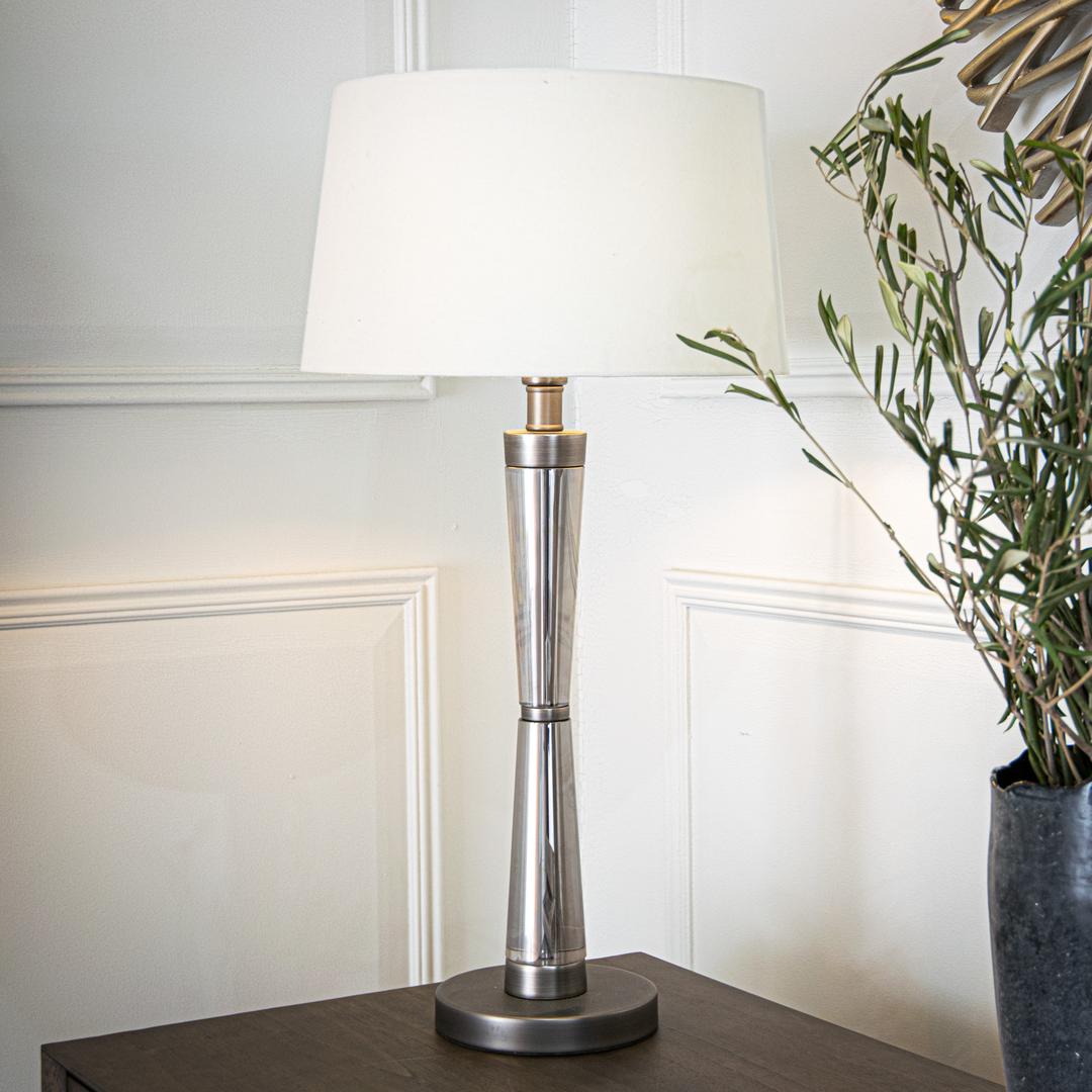 Nelle Table Lamp - Matt Black Nickel - RV Astley