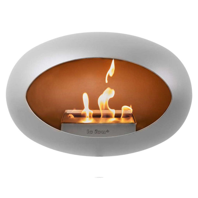 Nickel Steel High Bioethanol Fireplace - Le Feu