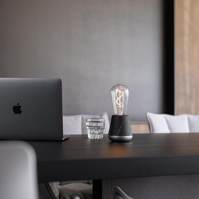 ONE Cordless LED Table Lamp - Black Marble