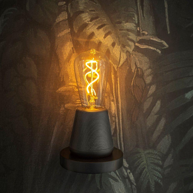 ONE Cordless LED Table Lamp - Black Wood