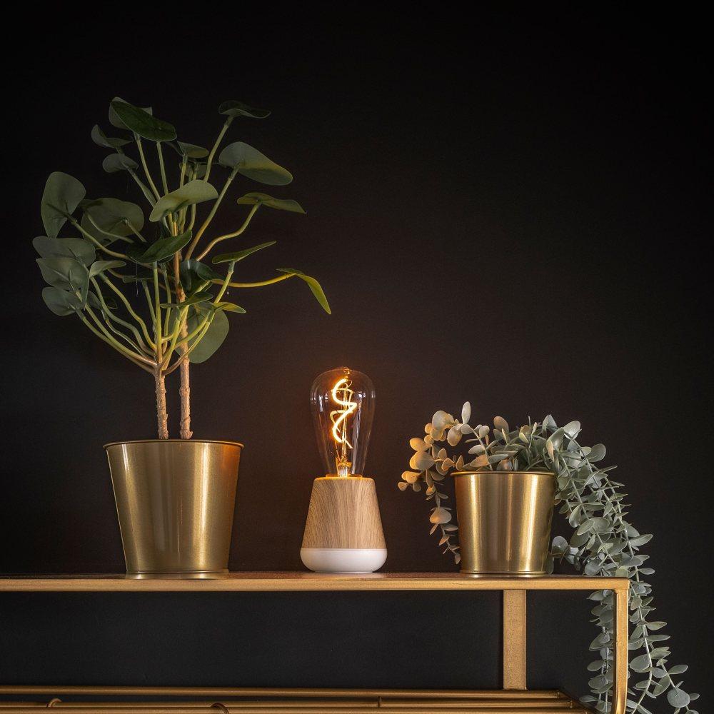 ONE Cordless LED Table Lamp Oak