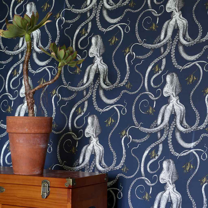 Octopoda Wallpaper - Josephine Munsey