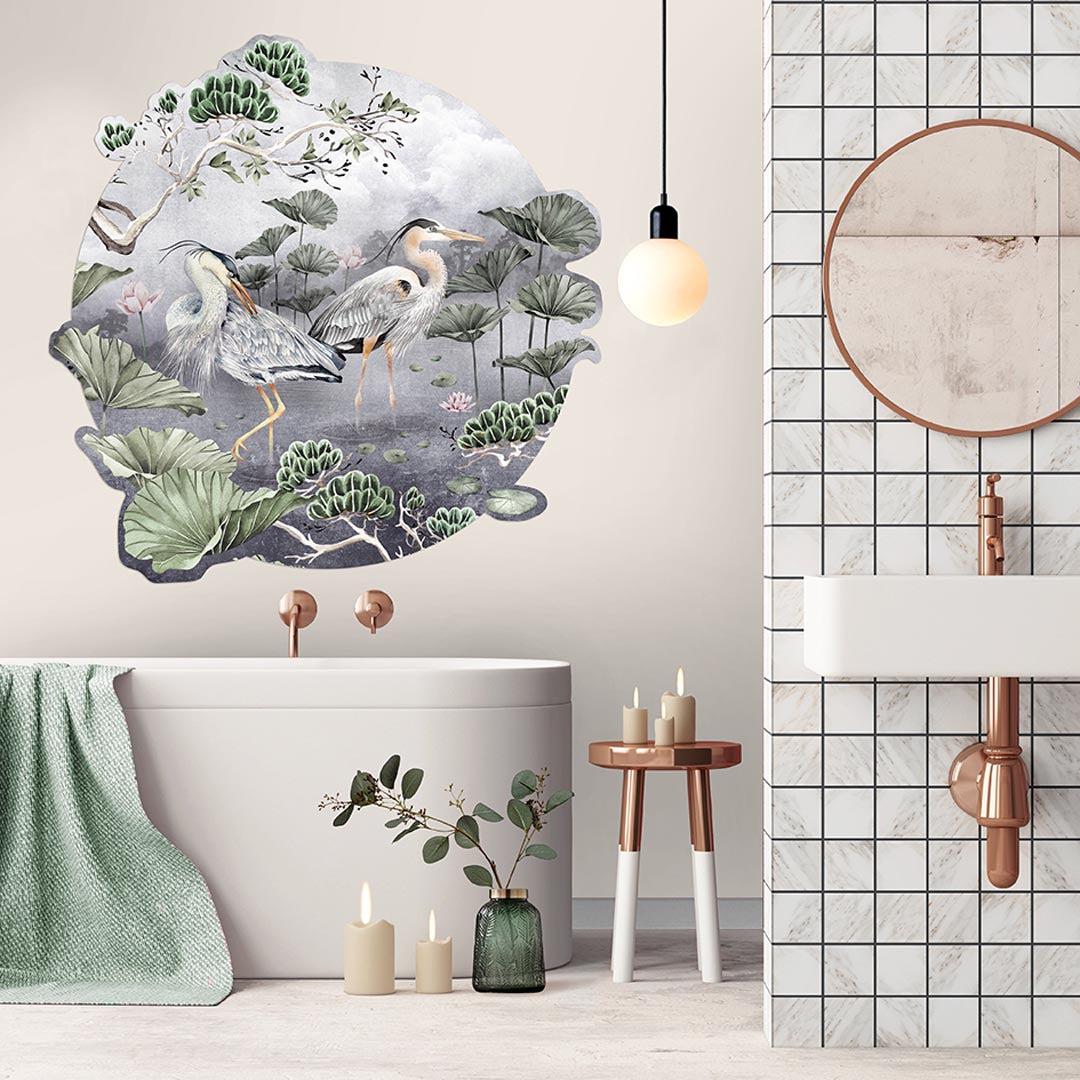 Orient Wall Decal - Silver