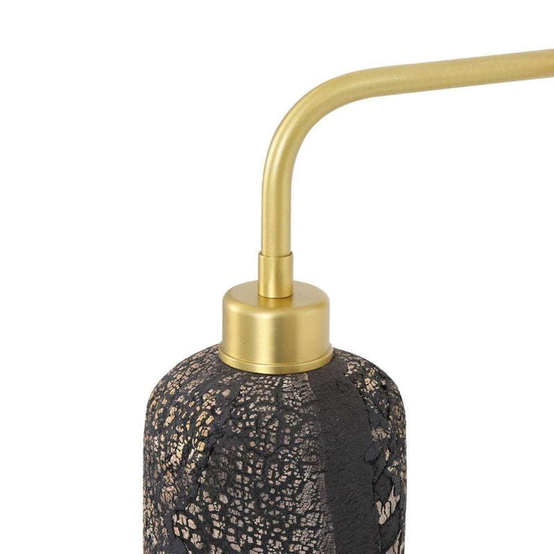Osier Ceramic Wall Light - Black Clay - Mullan Lighting