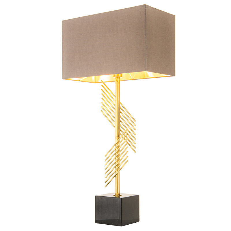 Otis Brushed Brass Table Lamp - RV Astley