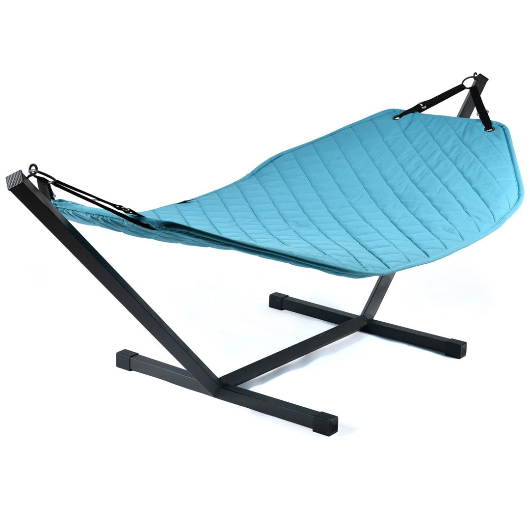 Outdoor B-Hammock With Stand - Aqua