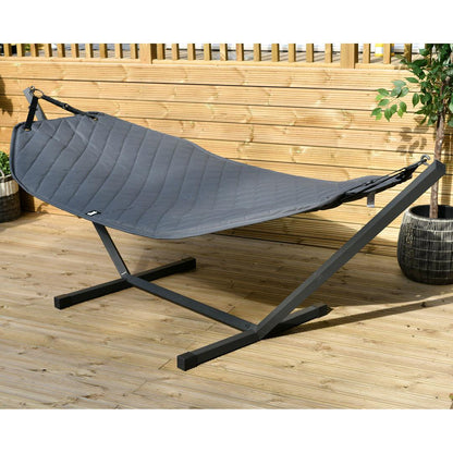 Outdoor B-Hammock With Stand - Grey