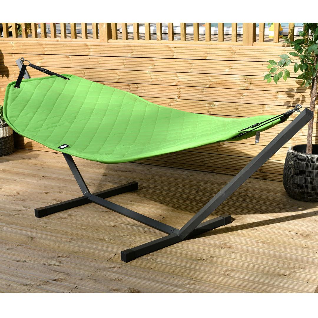 Outdoor B-Hammock With Stand - Lime