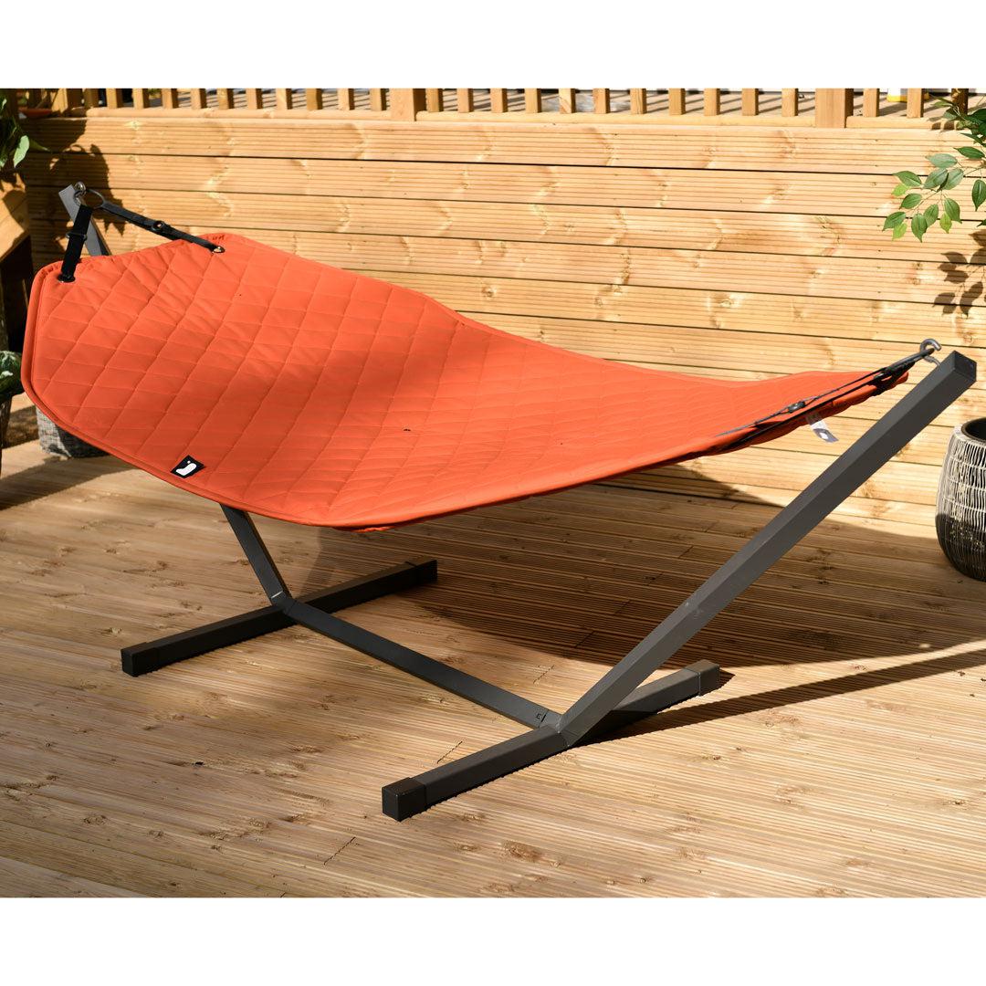 Outdoor B-Hammock With Stand - Orange