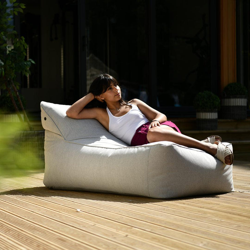 Outdoor Bean Bed - Silver Grey