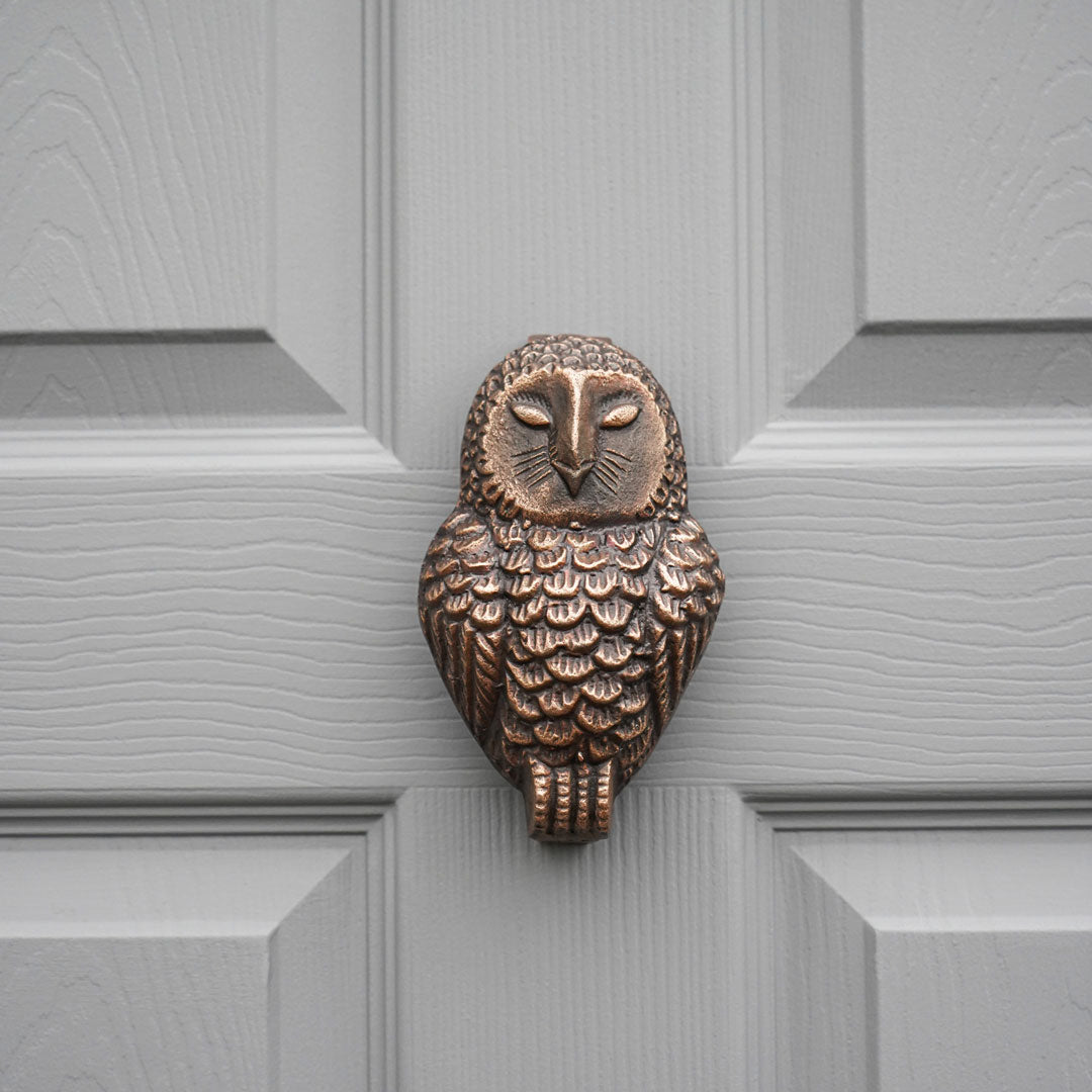 Owl Antique Finish Door Knocker