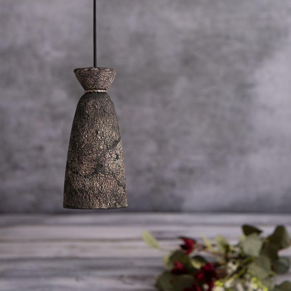 Pando Organic Ceramic Pendant Light Clay