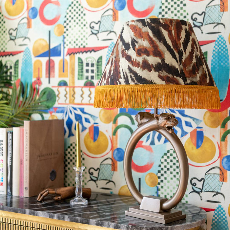 Panther Table Lamp & Zebrato Shade - MINDTHEGAP