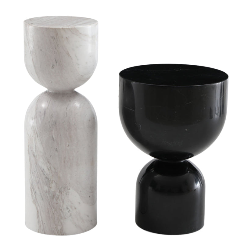 Pepper Marble Side Table
