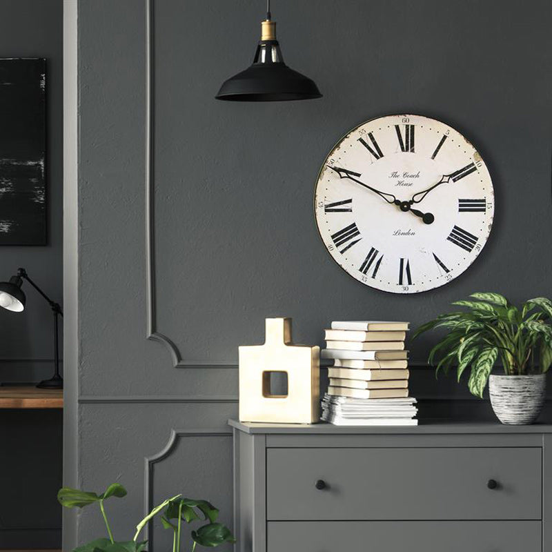 Personalised Antique Style Smiths Wall Clock