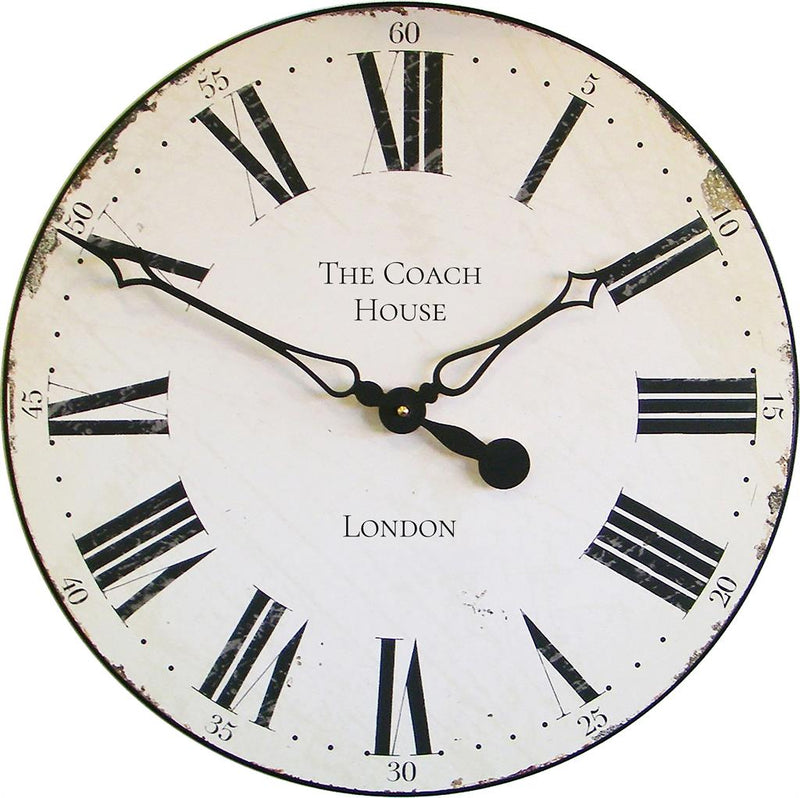 Personalised Antique Style Smiths Wall Clock