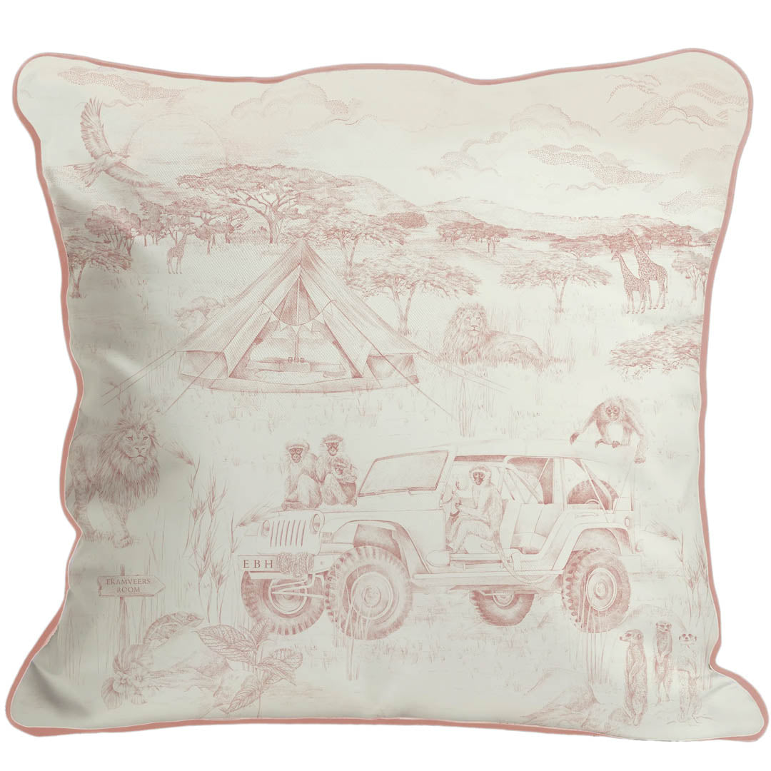 Lyons Den Monkeys in a Jeep Cushion - Victoria Sanders