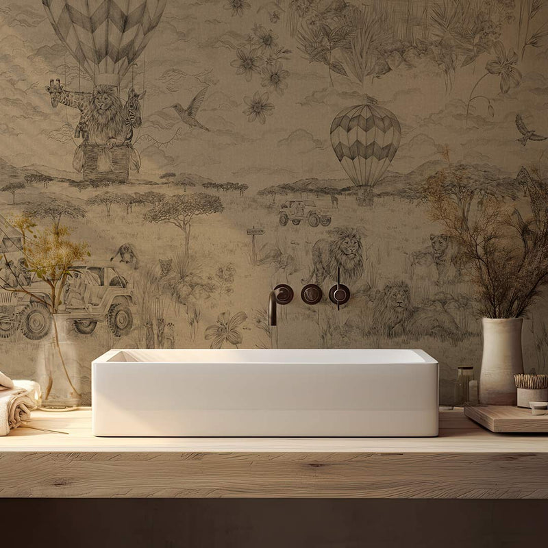 Personalised Lyons Den Wallpaper - Victoria Sanders