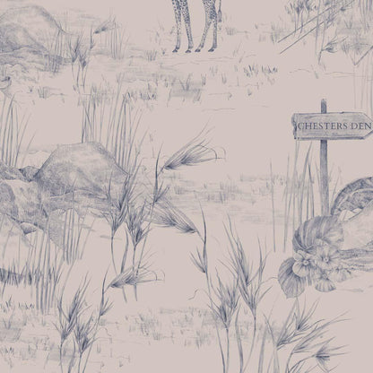 Personalised Lyons Den Wallpaper - Victoria Sanders