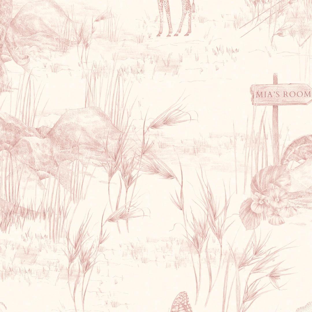 Personalised Lyons Den Wallpaper - Victoria Sanders