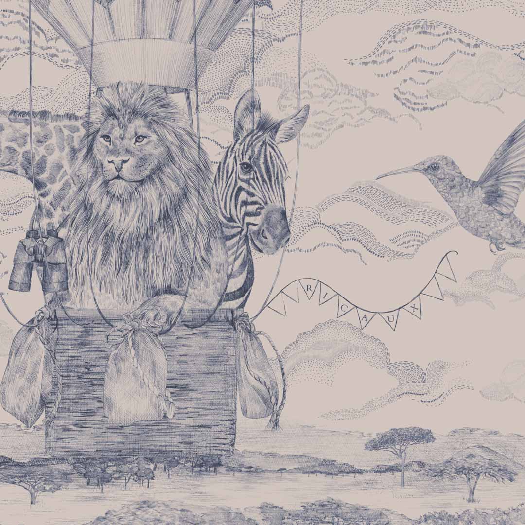 Personalised Lyons Den Wallpaper - Victoria Sanders