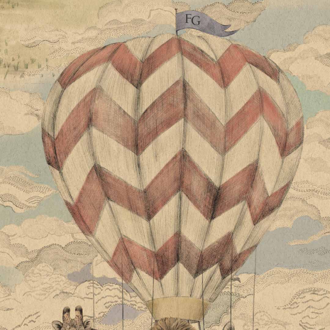 Personalised Lyons Den Wallpaper - Victoria Sanders