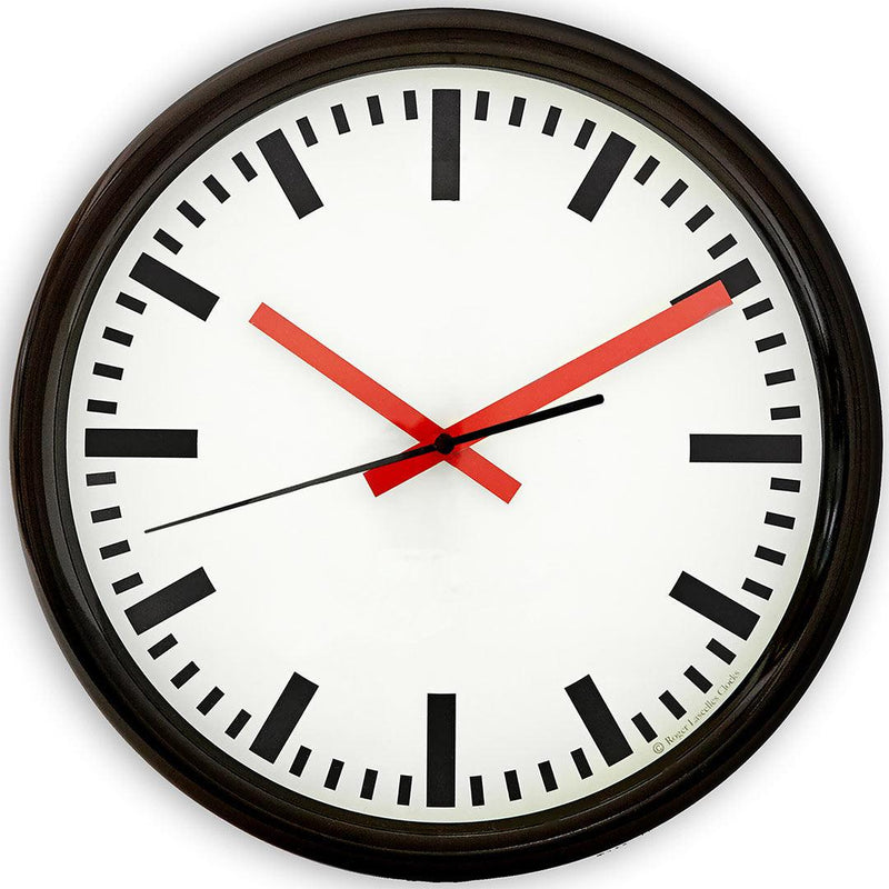 Personalised Swiss Station Wall Clock