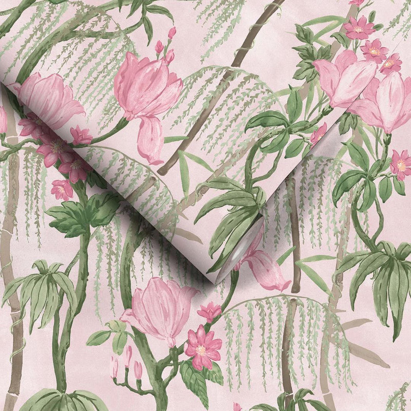 Pierre Wallpaper - Blush