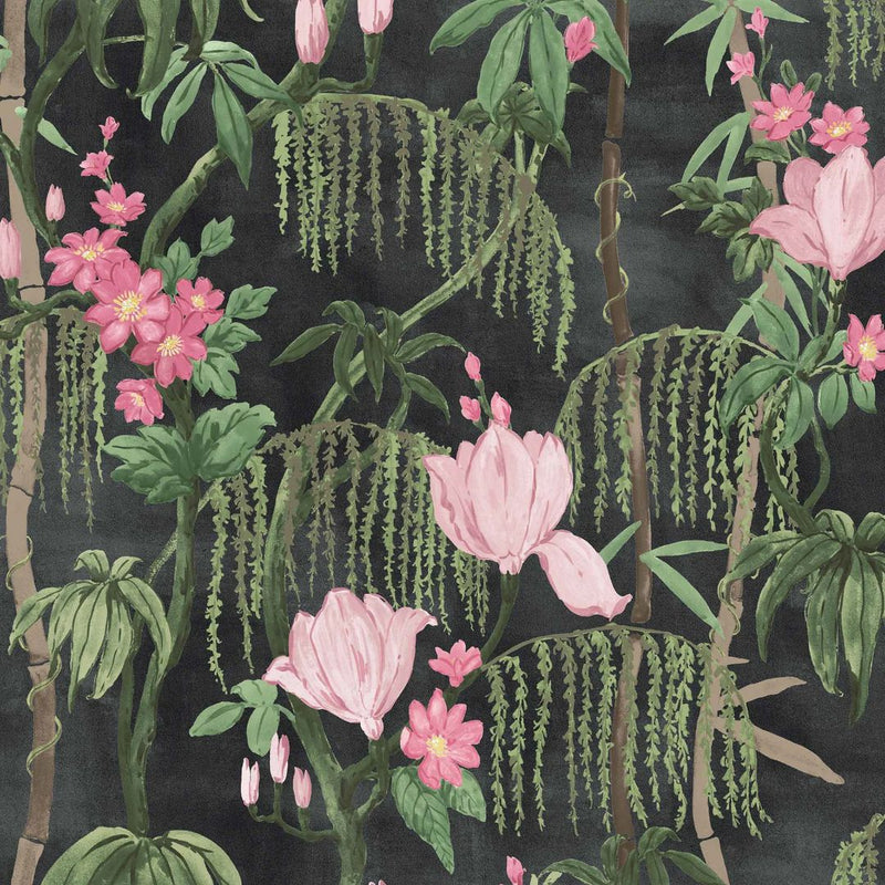 Pierre Wallpaper - Noir