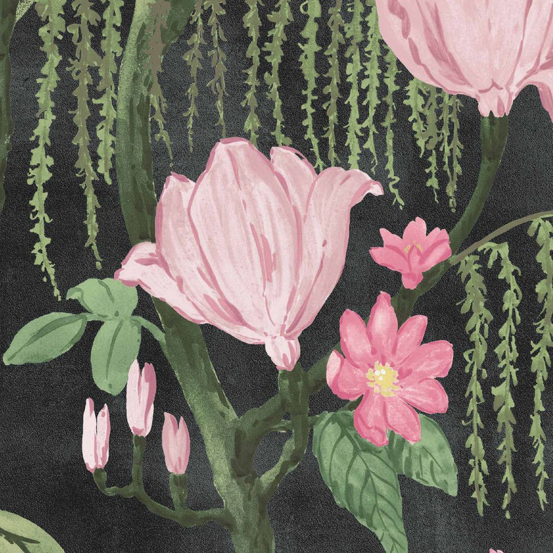 Pierre Wallpaper - Noir