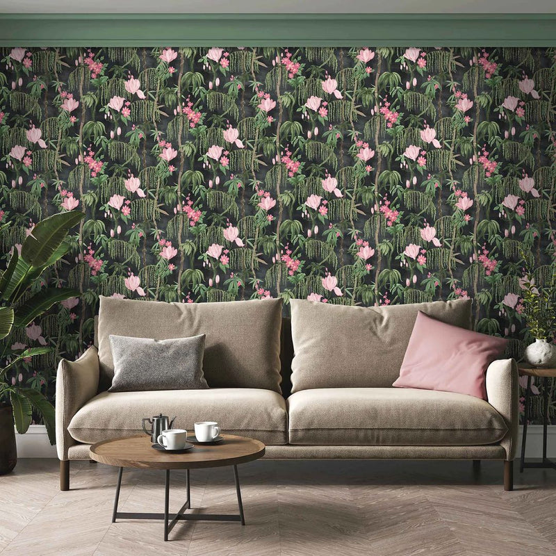 Pierre Wallpaper - Noir