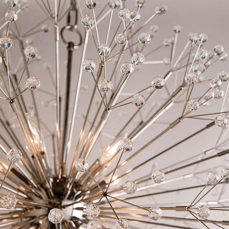 Polished Nickel Dunkirk Chandelier - Large - Hudson Valley Lighting