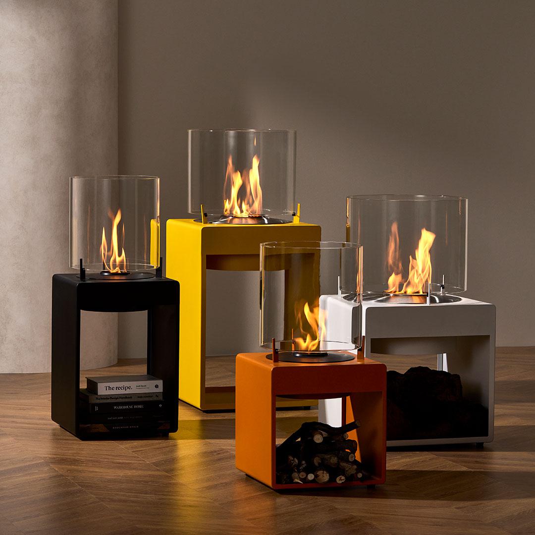 Pop 8T Free Standing Bioethanol Fire - EcoSmart Fire