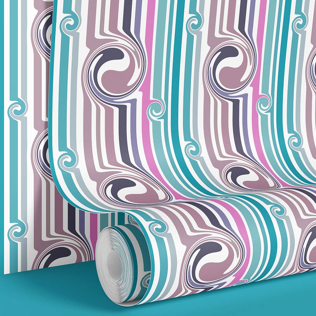 Popsicle Wallpaper - Liberty James Studio