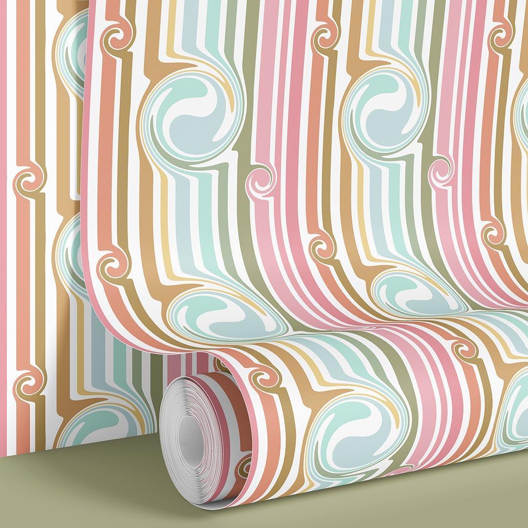 Popsicle Wallpaper - Liberty James Studio
