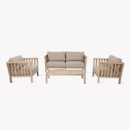 Porthallow 2 Seater Sofa Set Natural