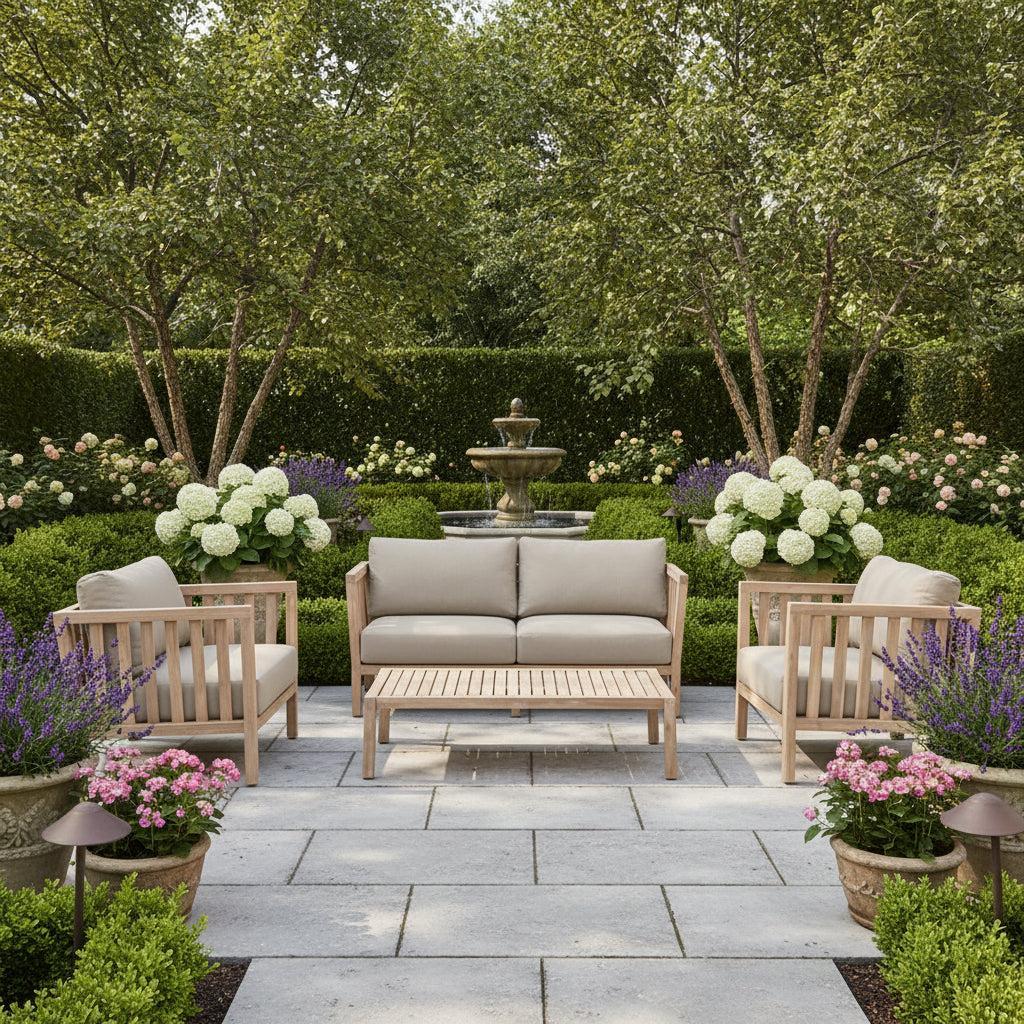 Porthallow 2 Seater Sofa Set Natural