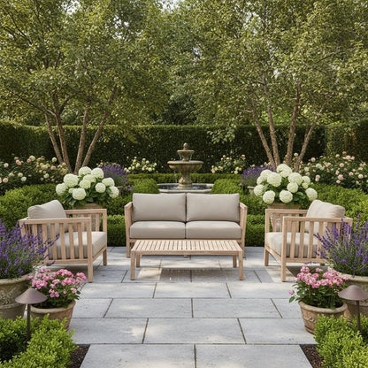 Porthallow 2 Seater Sofa Set Natural