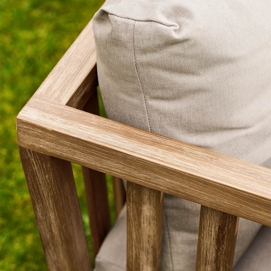 Porthallow Corner Sofa Set - Dark Natural