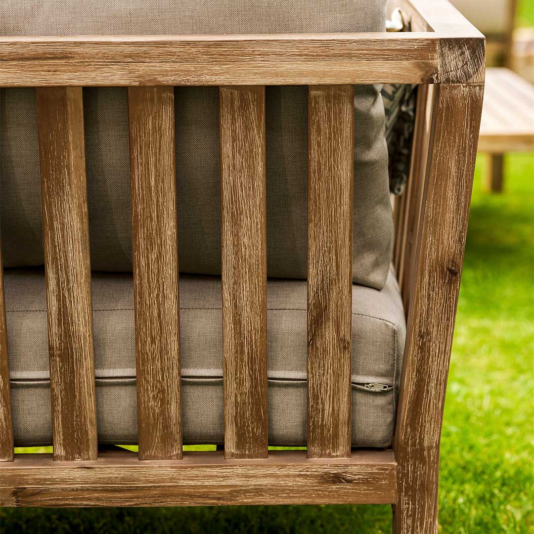 Porthallow Corner Sofa Set - Dark Natural