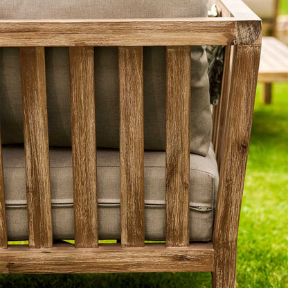 Porthallow Corner Sofa Set - Dark Natural