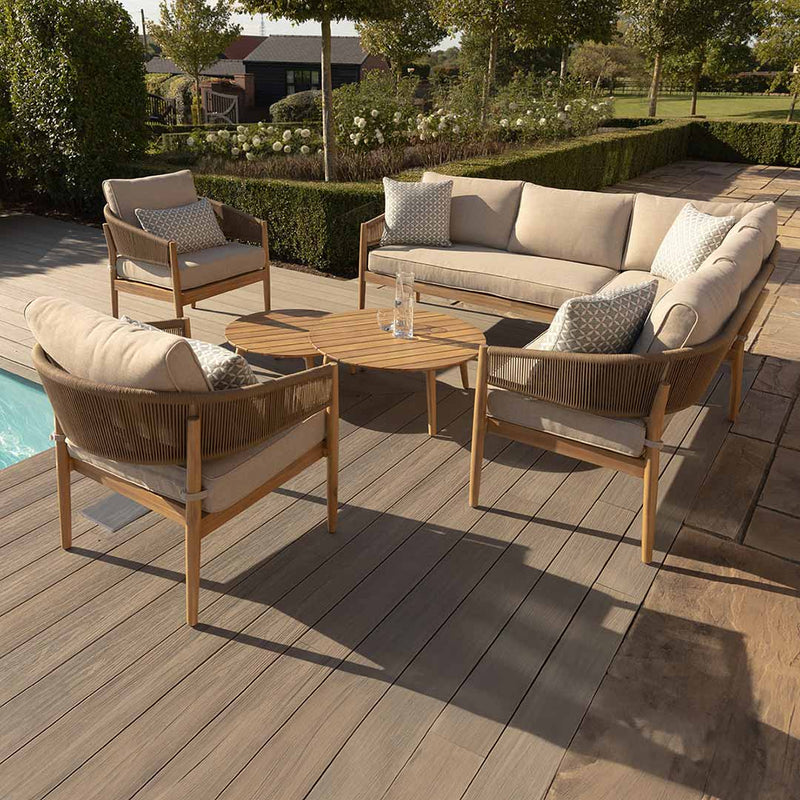 Porto Corner Sofa Set with 2 Lounge Chairs